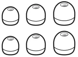 Eartips* (XS, S, M, L)