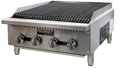 PATRIOT PT-CB24-T Heavy Duty Gas Countertop Charbroiler