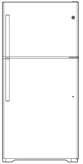 GE APPLIANCES GTE18MTRR Refrigerator