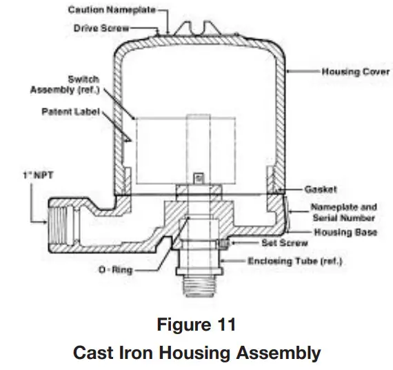 MAGNETROL 42-799 F Series High Temperature Electric Switch - Housings
