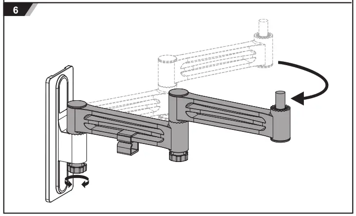 DELTACO ARM-0267 Lockable Wall Mount - fig7