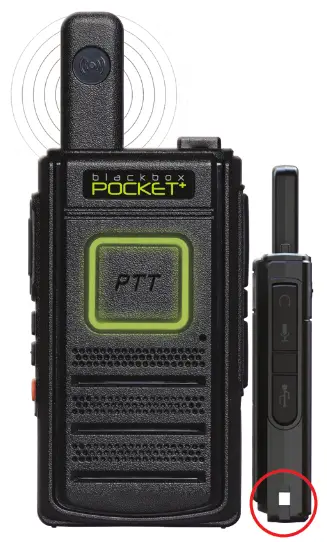 black box Pocket Plus 2 Way Compact Radio