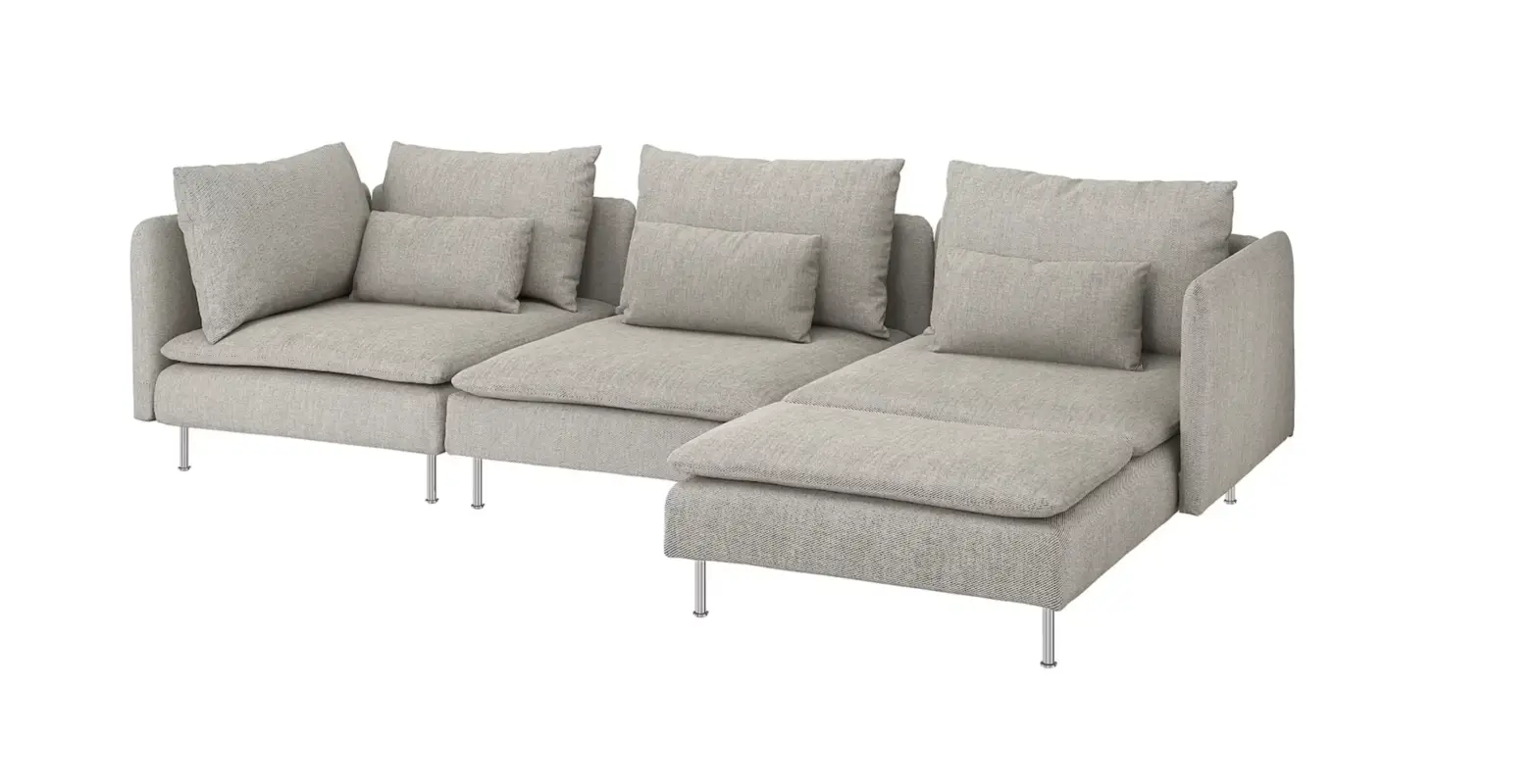 Ikea Söderhamn Seating Series 4 Seat Sofa Instruction Manual