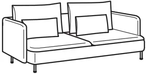 IKEA SÖDERHAMN Seating Series 4 Seat Sofa B4