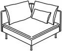 IKEA SÖDERHAMN Seating Series 4 Seat Sofa C3
