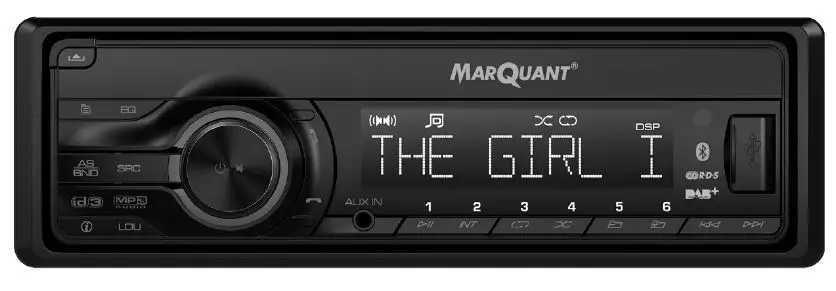 MARQUANT 007860 Car Stereo with FM or DAB+ Tuner and Bluetooth fig 1