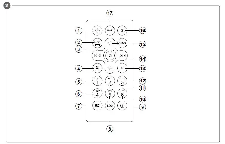 MARQUANT 007860 Car Stereo with FM or DAB+ Tuner and Bluetooth fig 3