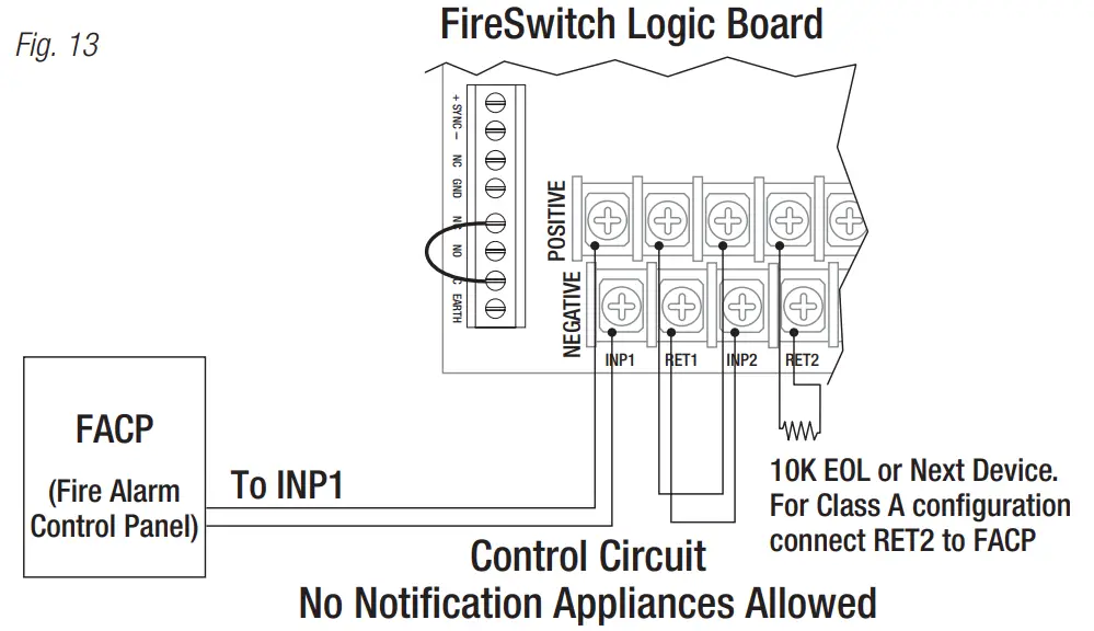 Altronix FireSwitch108 10A NAC Power Extender - fig 13
