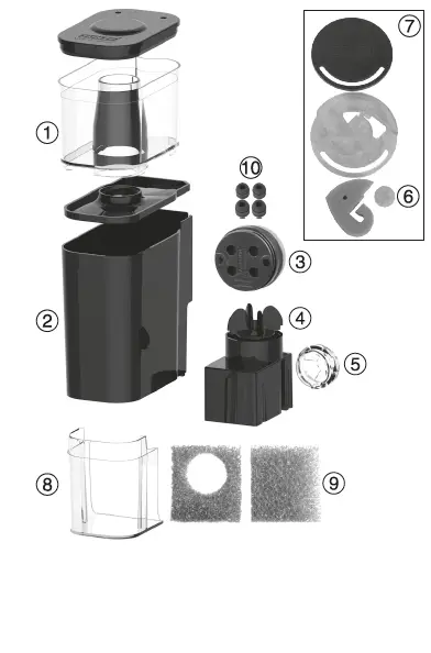 TUNZE 9001 Protein Skimmer Comline Doc fig (1)