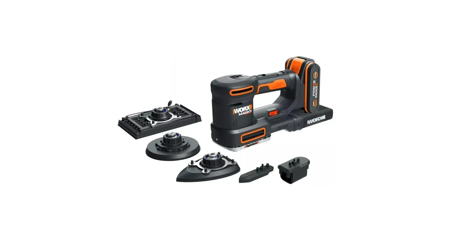 Worx Wx820 Series 20v Electric 5 In 1 Multi Cordless Palm Sander Polisher Instructions