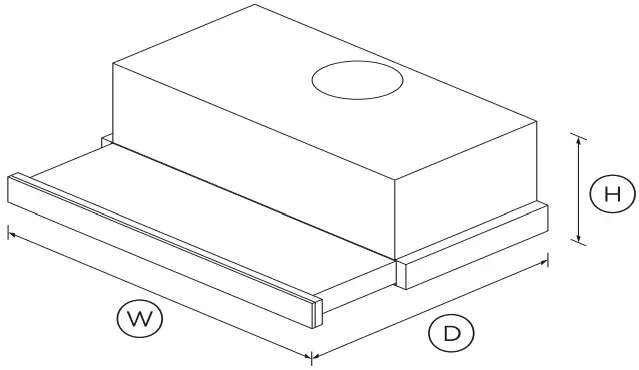 FISHER PAYKEL HS60XW4 Telescopic Wall Rangehood 02
