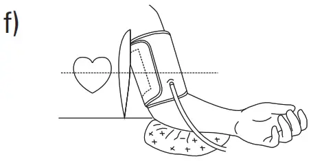 BIOS BD313 Blood Pressure Monitor - arm by putting