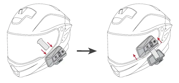 LEXIN-B4FM-EN Motorcycle Bluetooth Headset 5