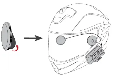 LEXIN-B4FM-EN Motorcycle Bluetooth Headset 6