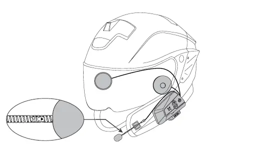 LEXIN-B4FM-EN Motorcycle Bluetooth Headset 9