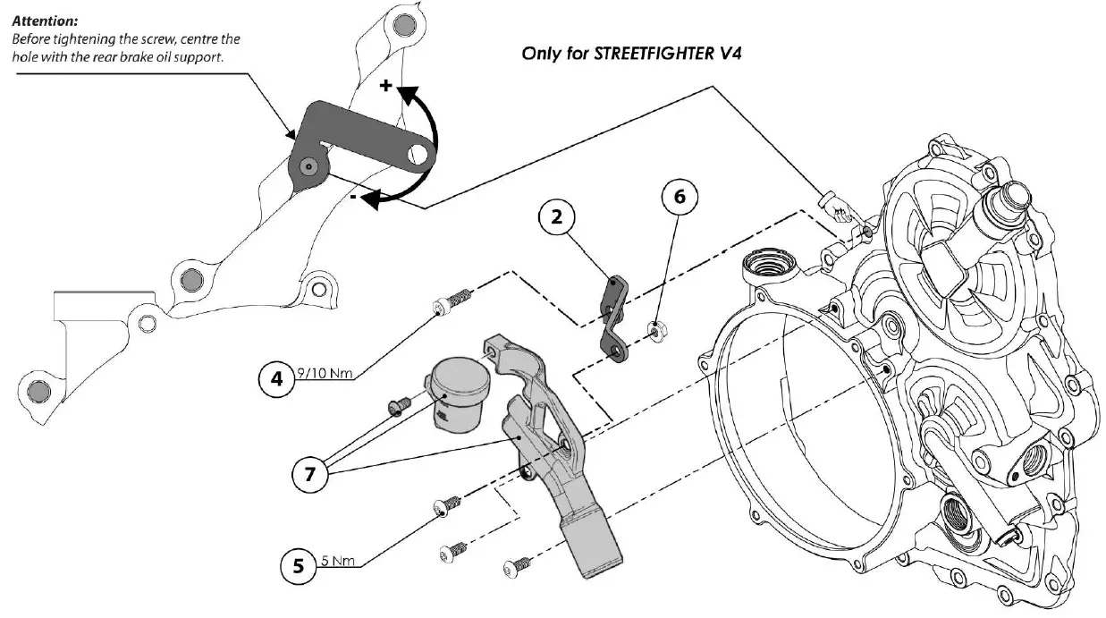 DUCABIKE CCDV08 F V4 Clutch Cover Transformation Kit-2