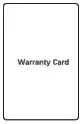 warranty card