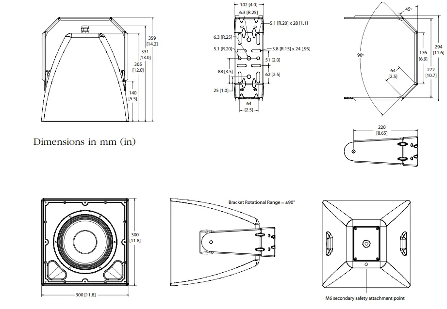 JBL-Professional-AWC82-2-Way-Coaxial-Loudspeaker-fig-6