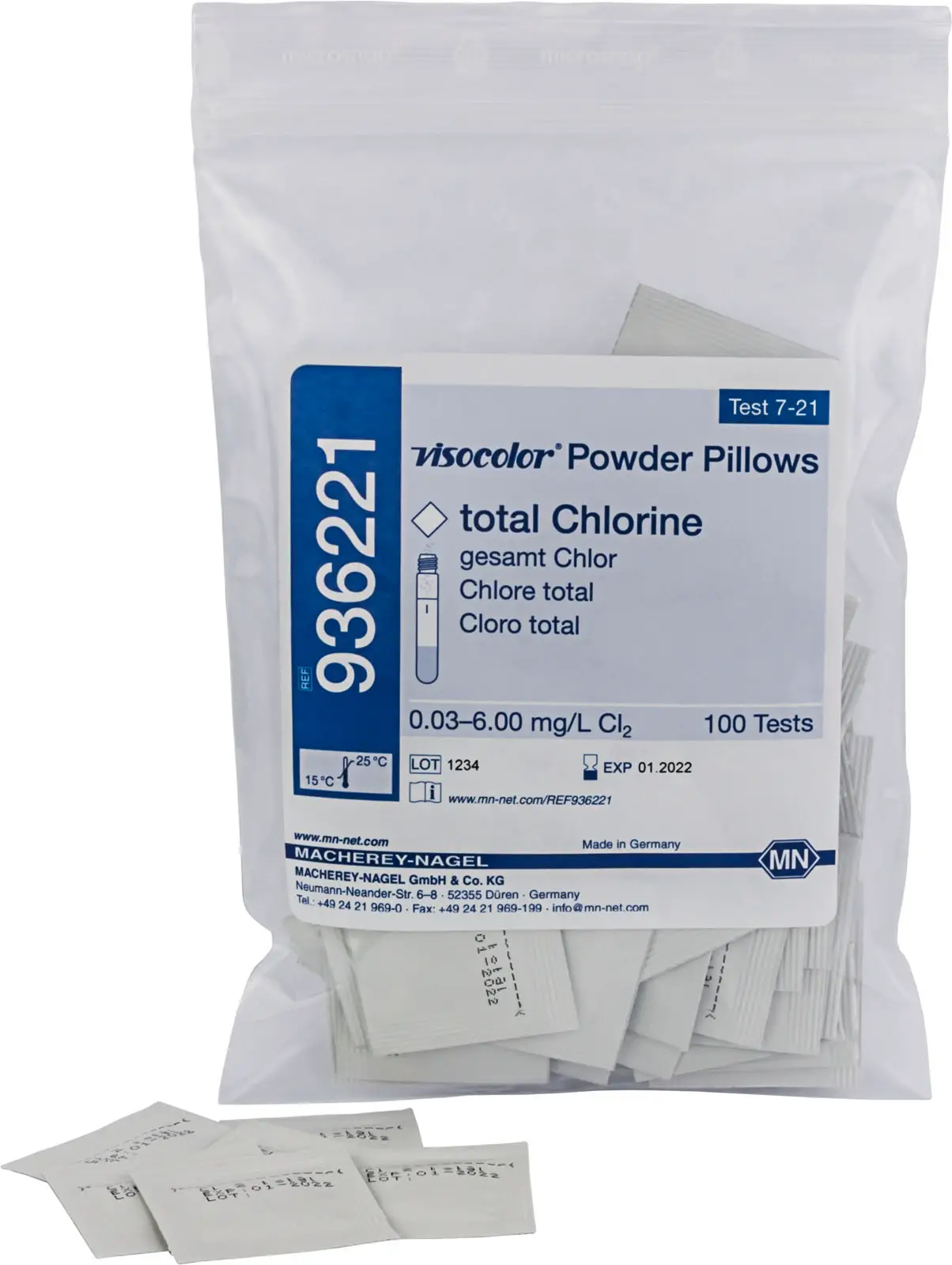 MN Powder Pillow Total Chlorine