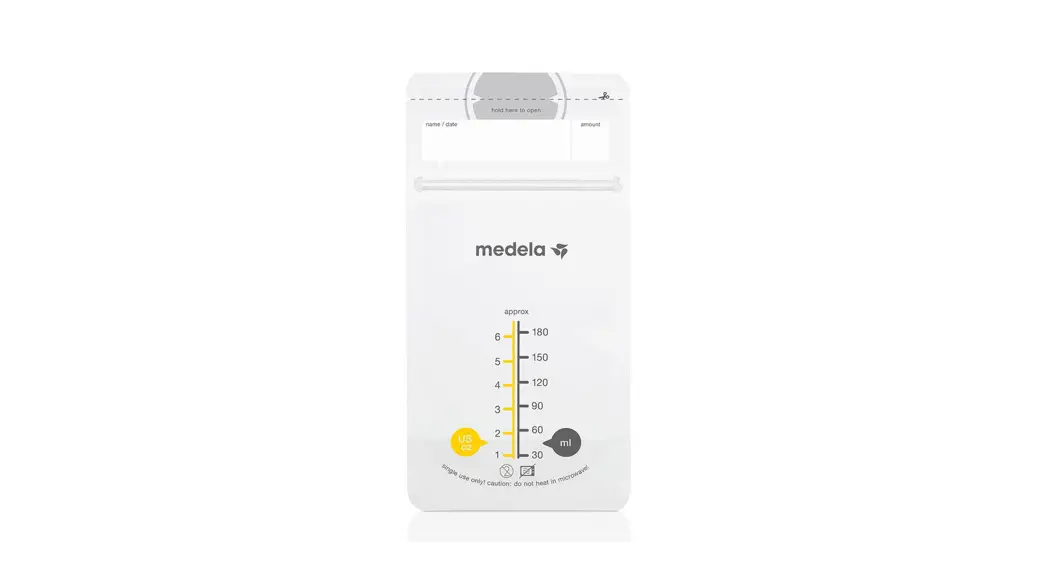 Medela Pump & Save Breast Milk Bags, 20-pack Instruction Manual
