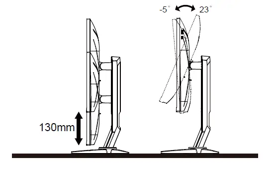 AOC U28G2XU2BK 28 Inch LCD Monitor FIG (6)