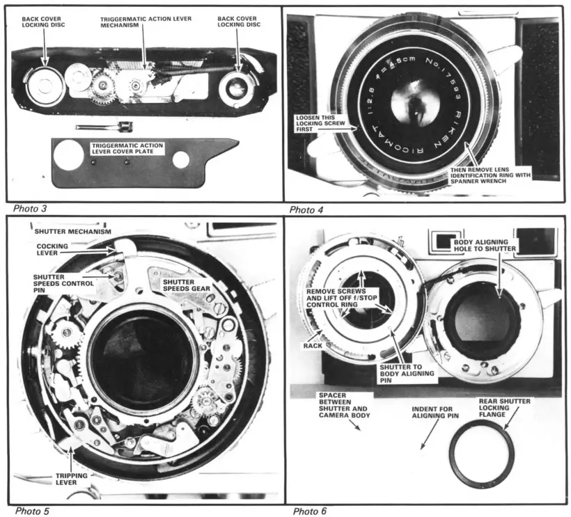 REMOVAL OF FRONT SHUTTER