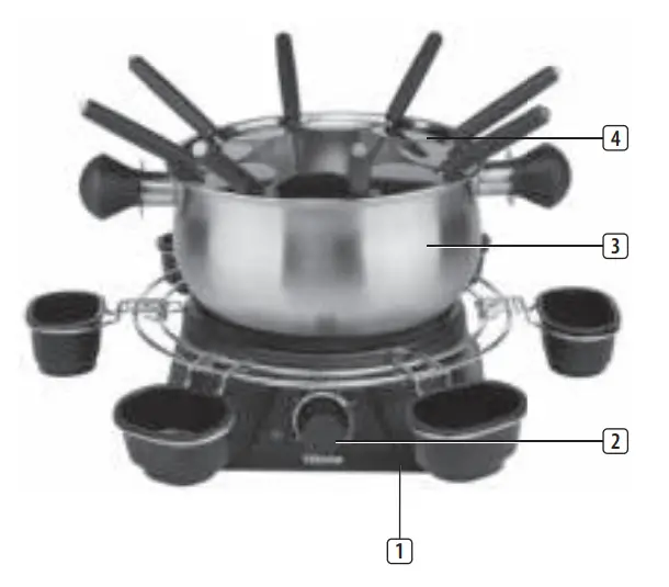 TRISTAR FO 1109 Fondue Family Set-fig1