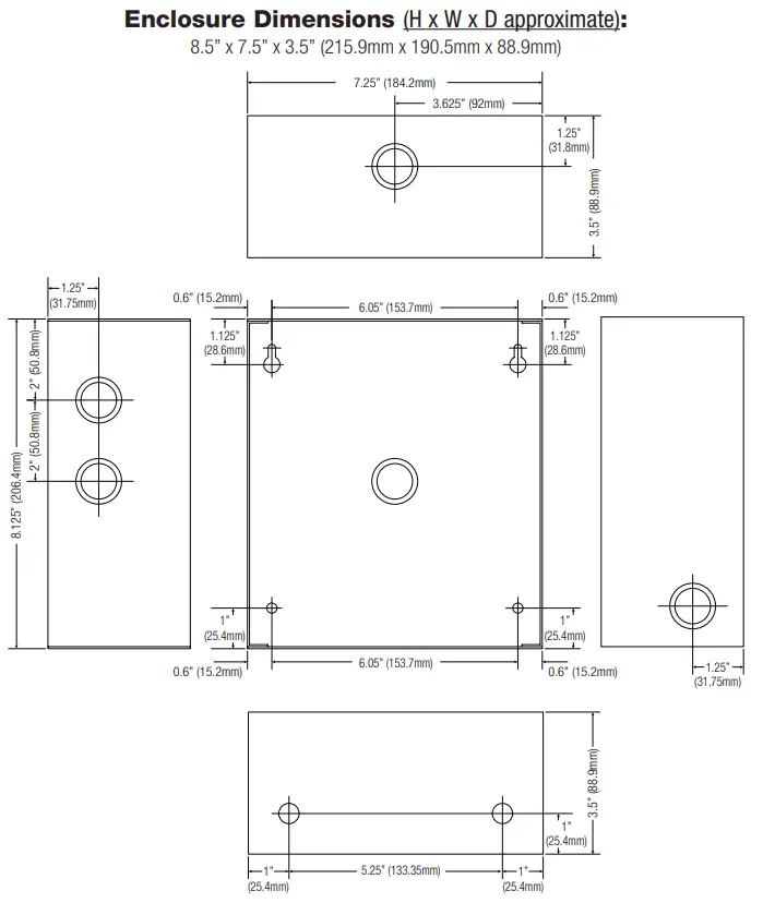 Altronix HubSat4DiV 4 Camera Channels Passive UTP Transceiver Hub - fig 7