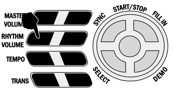 ROCKJAM B018AVHOJ0 54 Keys Multi Function Keyboard -Rhythm Volume Adjustment