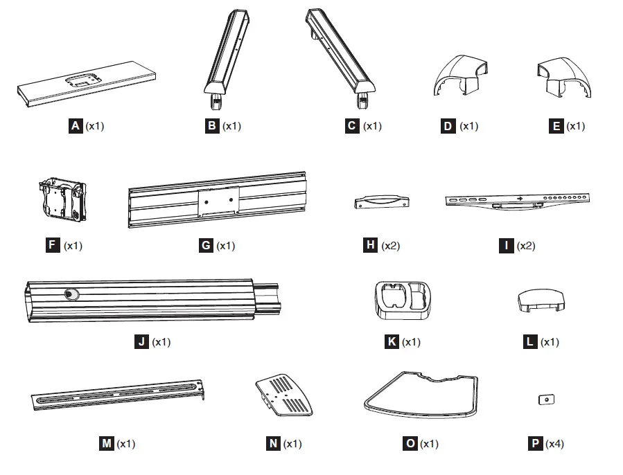 stell-SOS-4100-Floor-TV-Cart-fig-1