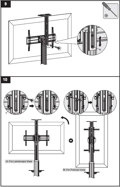stell-SOS-4100-Floor-TV-Cart-fig-10