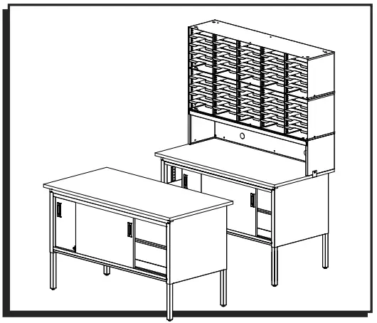 ULINE Mailroom Table --