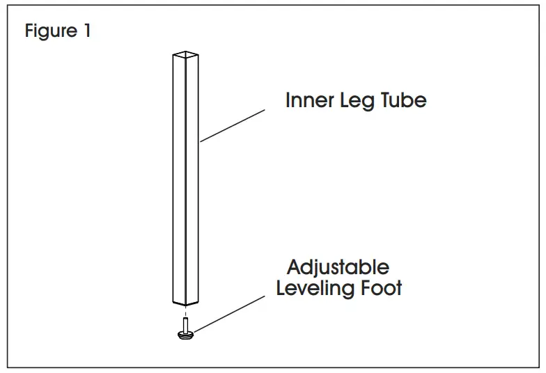 ULINE Mailroom Table --ends of inner