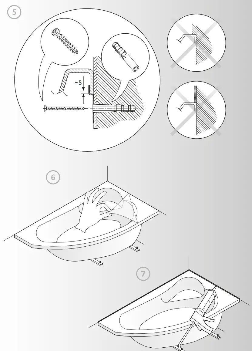 170x70 Acrylic Bath Cersanit Sicilia New - Fig 8