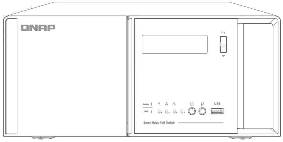 QNAP QVP 41B NVR Server X Smart PoE Switch