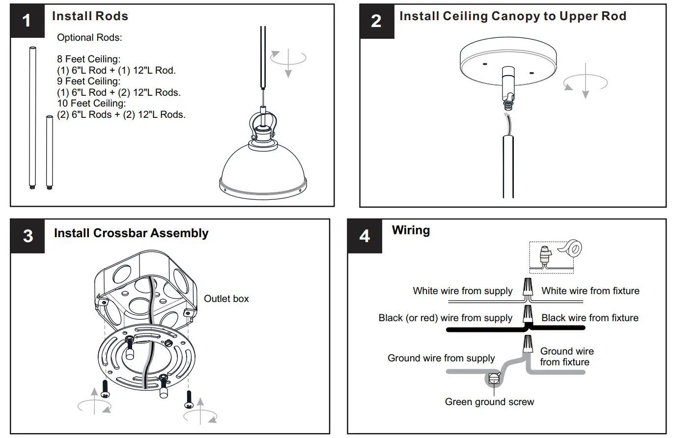 QUOIZEL QPP5352MBK Sullivan 1 Light 11 inch Matte Black Mini Pendant Ceiling Light - Figure 3