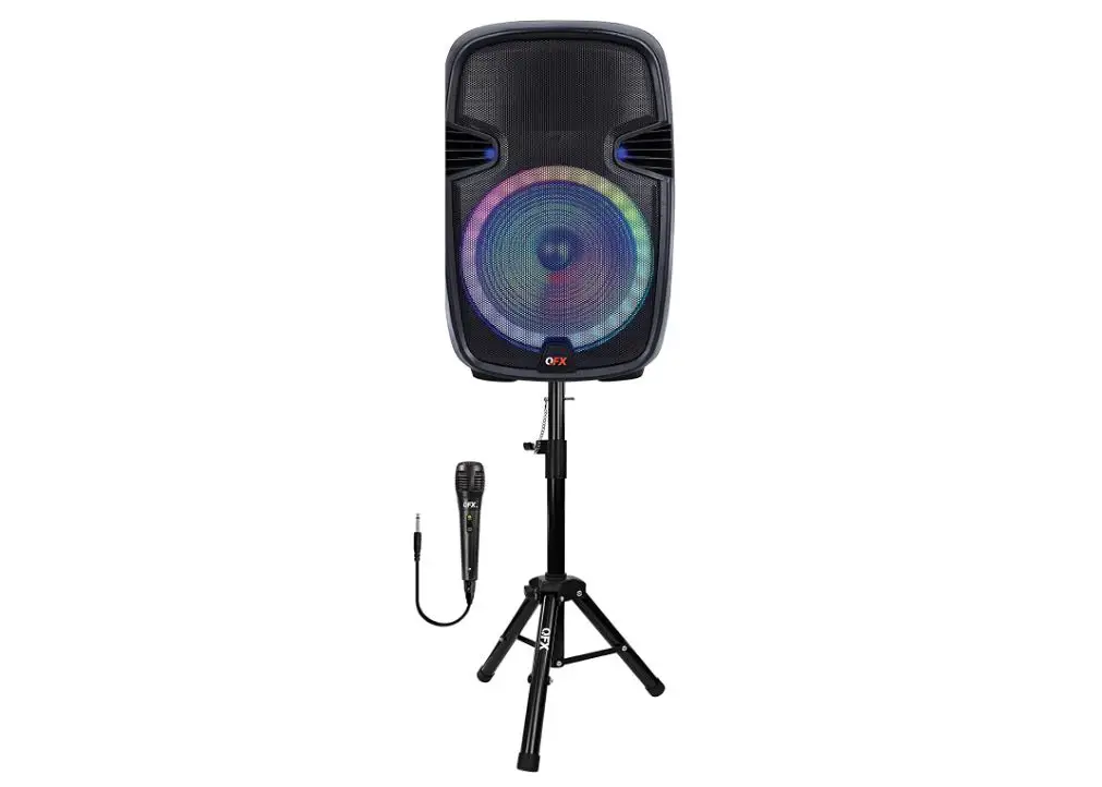 Qfx Pbx-61162 5 Inch Portable Bluetooth Party Loudspeaker Instruction Manual Qfx Pbx-61162 5 Inch Portable Bluetooth Party Loudspeaker Instruction Manual