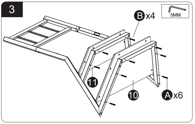 TT201301MB TV Stand with Mount Easy to install