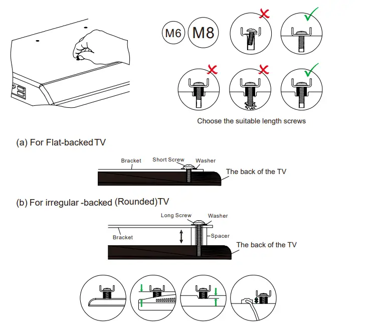 TT201301MB TV Stand with Mount Easy to install
