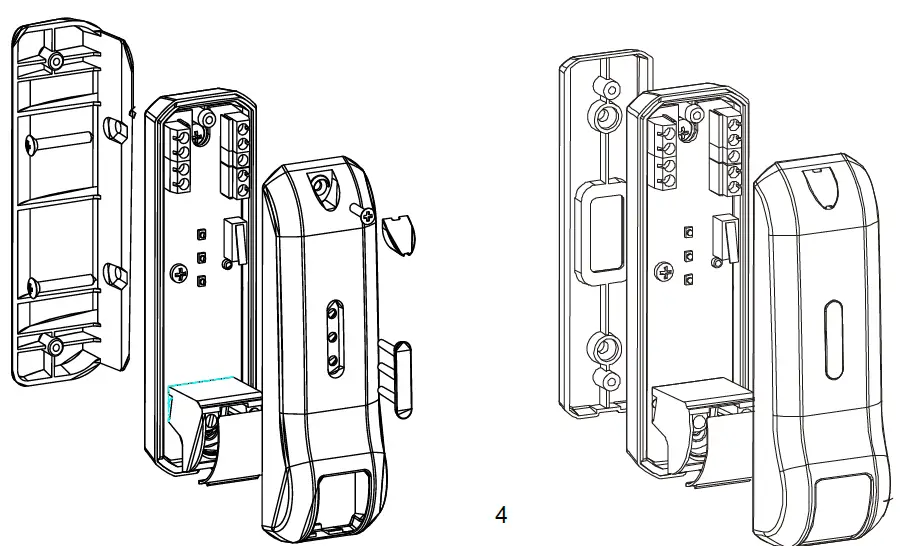 eldes EWC1W Wireless Bouble Technology Outdoor Detector 4