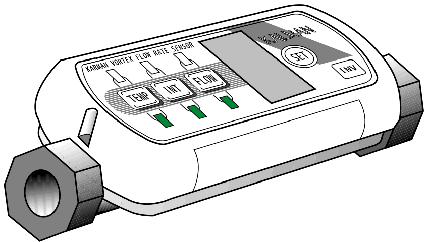 Karman JKSL 80L JKSL 160L Vortex System Flow Rate Sensor