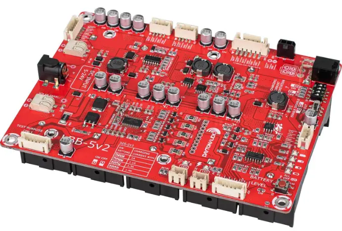 DAYTON-AUDIO-LBB-6S-25-VDC-6x18650-Battery-Holder-Charger-Board-prodact-img