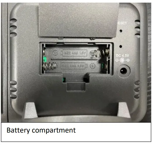 BERGSTROM K702 Projector Alarm Clock and Weather Station-fig1