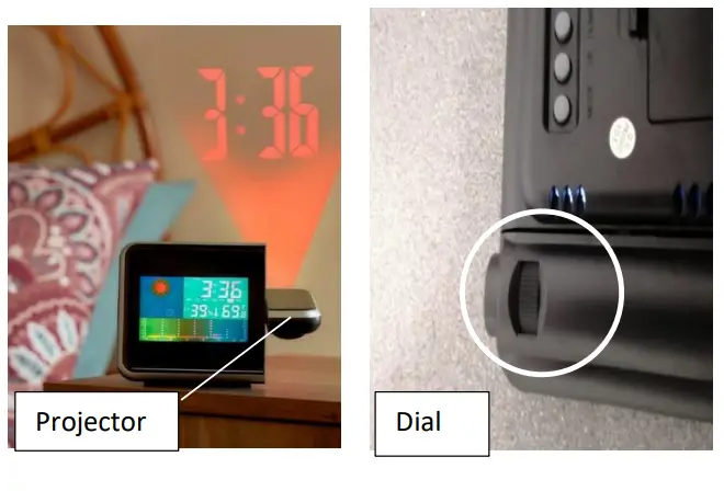 BERGSTROM K702 Projector Alarm Clock and Weather Station-fig4