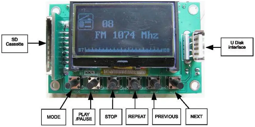 DIGITECH CS-2491 15” PA System with Two Wireless -WMA PLAYER SPECIATION