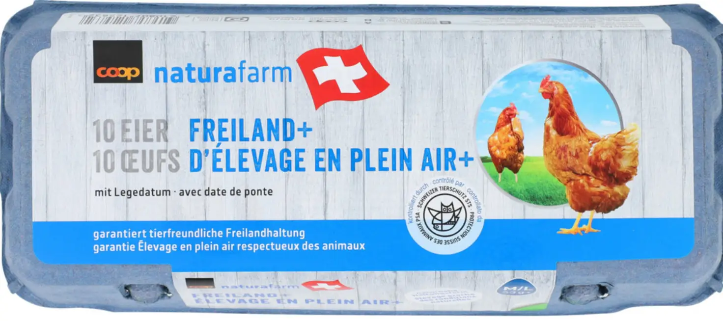Coop Naturafarm Free Range Eggs 53g+ 10 Pieces Instructions