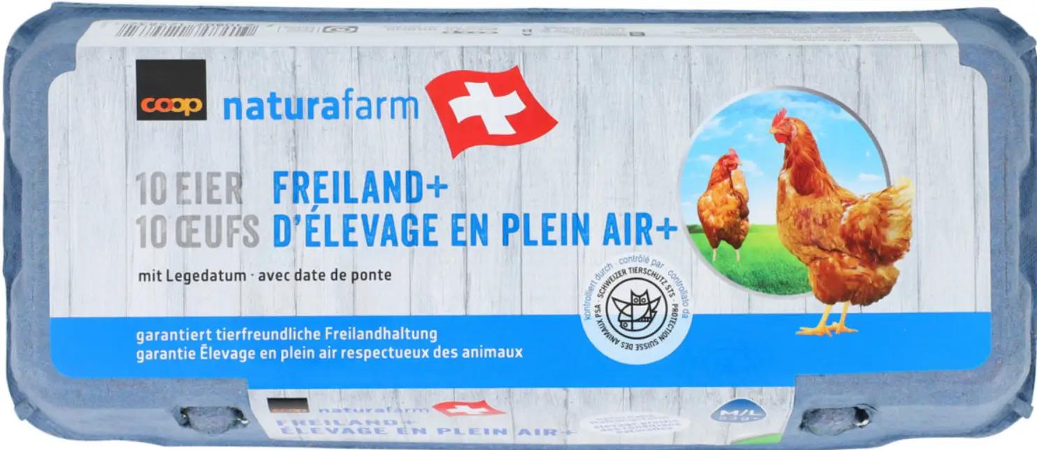 coop Naturafarm Free Range Eggs 53g+ 10 Pieces product