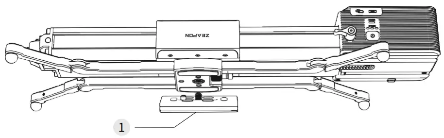 cinegear Zeapon Motorized Micro 2 Plus - connection