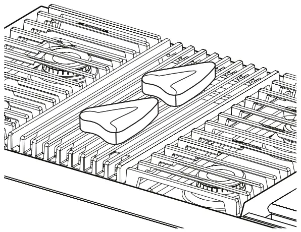 JENNAIR JGCP536HL 36 Inch Gas Rangetop - Figure 11