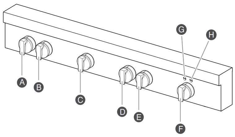 JENNAIR JGCP536HL 36 Inch Gas Rangetop - Figure 2